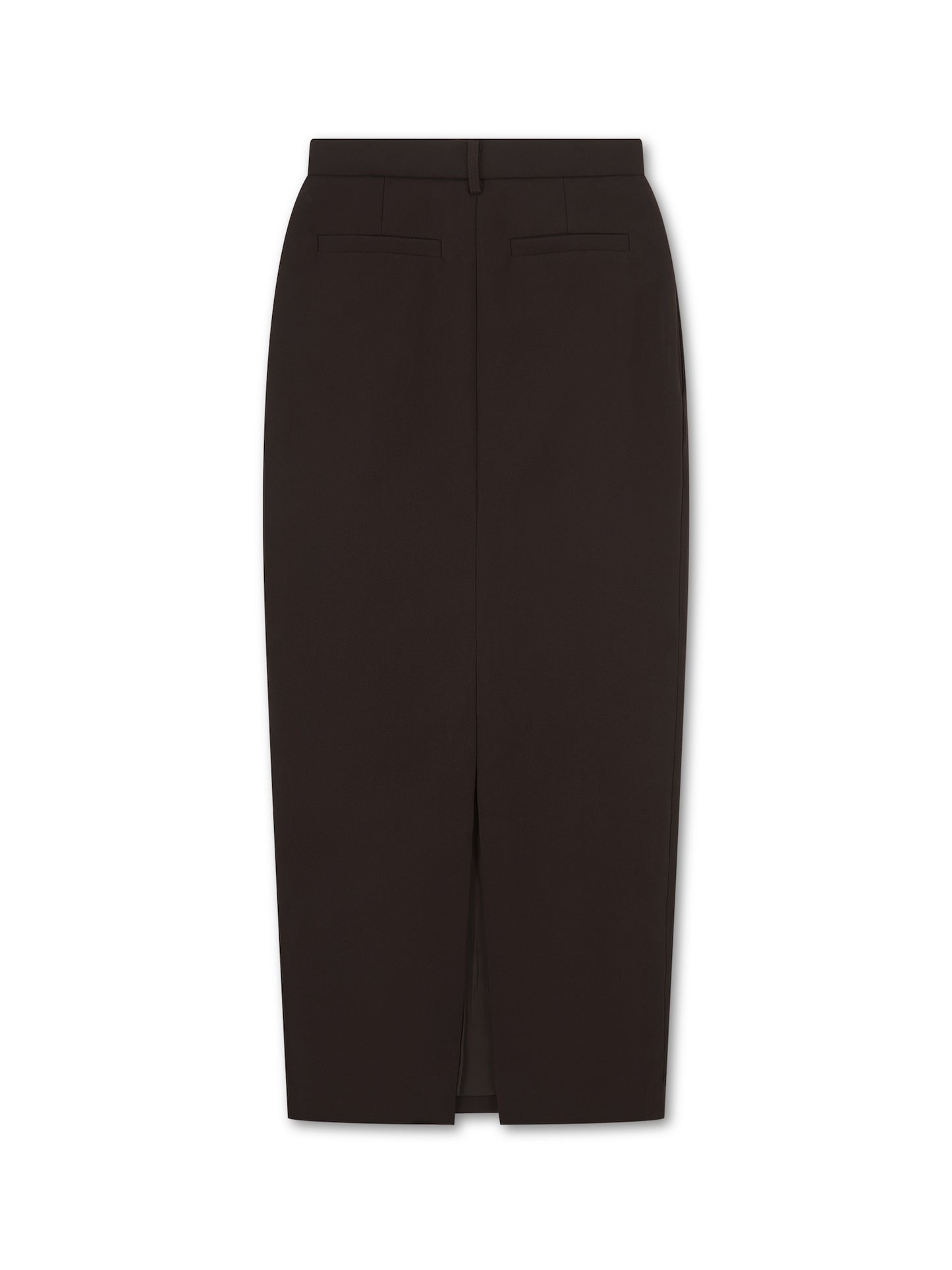 HOURGLASS MAXI SKIRT BROWN