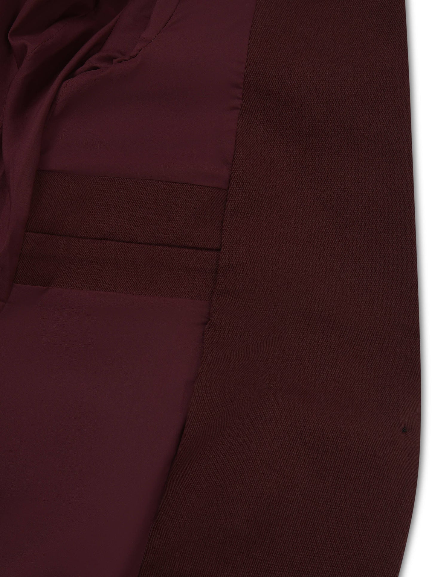'ASTON' STRUCTURED HOURGLASS CINCHED WAIST BLAZER BURGUNDY