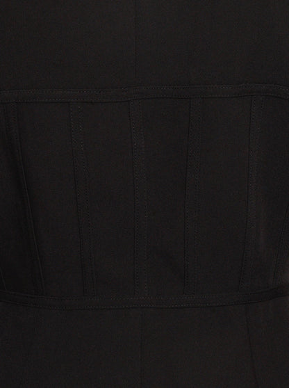 'BELLA' HOURGLASS CORSET BLAZER DRESS BLACK