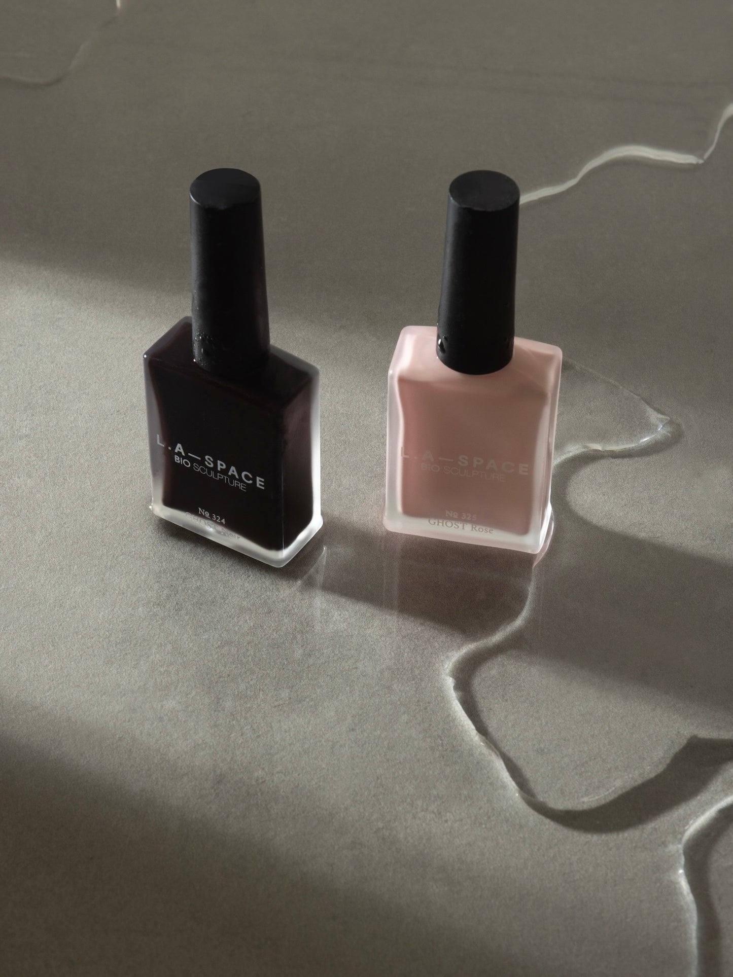 L.A-SPACE X BIO SCULPTURE NAIL POLISH DUO SET