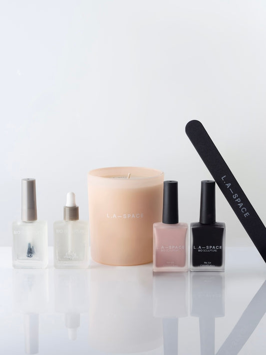 L.A-SPACE X BIO SCULPTURE NAIL POLISH 6 PIECE KIT