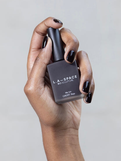 L.A-SPACE X BIO SCULPTURE GHOST NOIR NO.324 NAIL POLISH