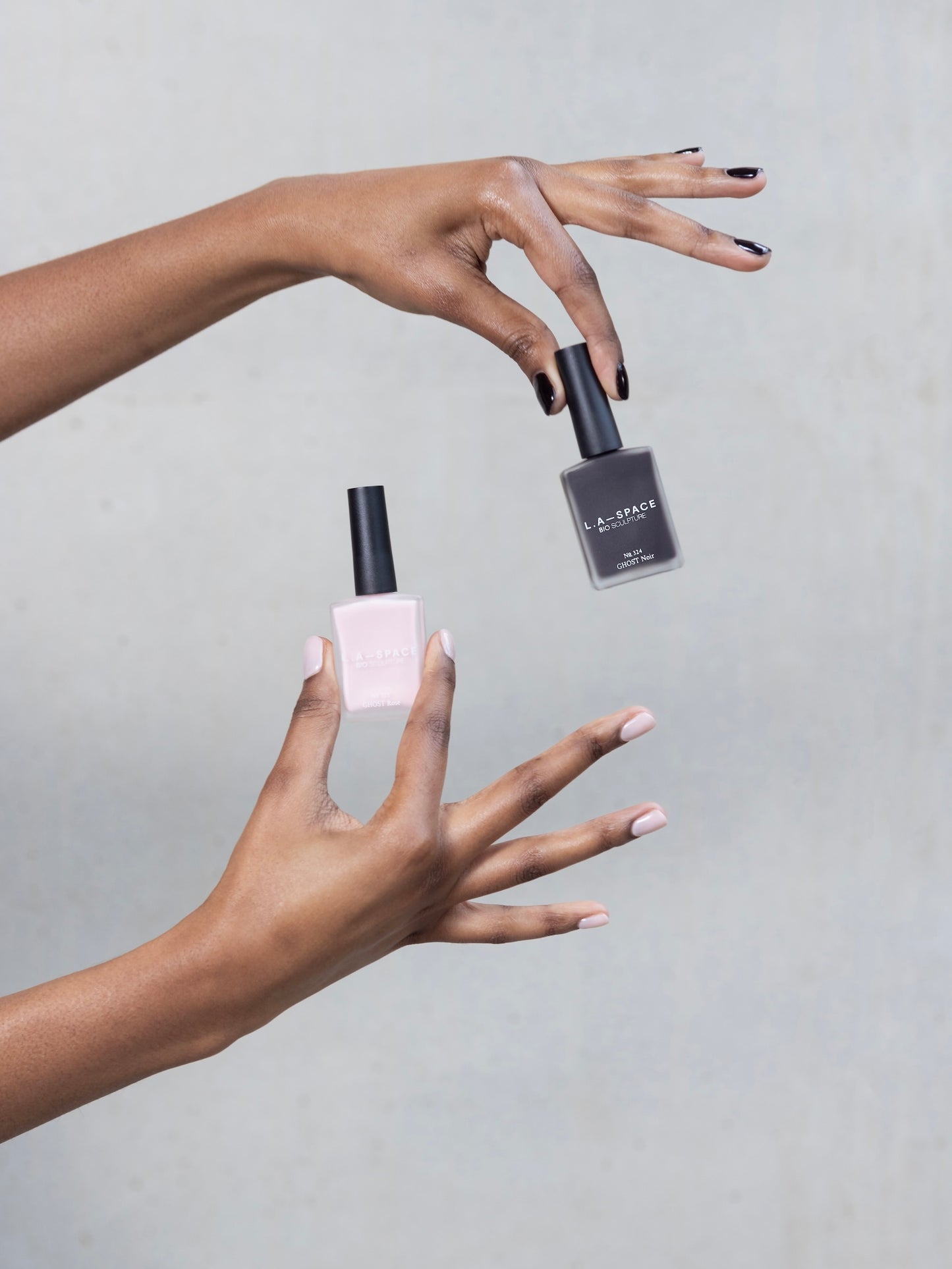 L.A-SPACE X BIO SCULPTURE NAIL POLISH DUO SET