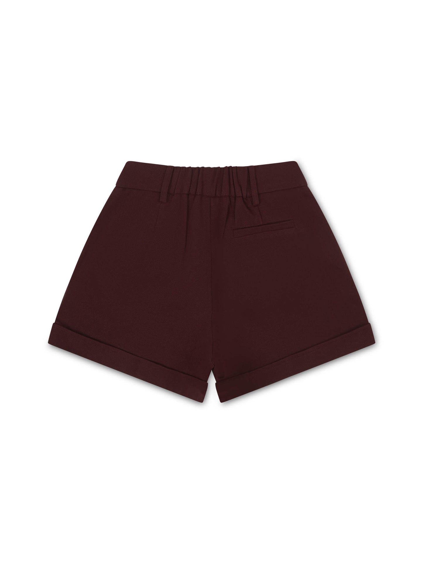 *COMING SOON* -  'ASTON' HIGH WAISTED TAILORED CITY SHORT BURGUNDY