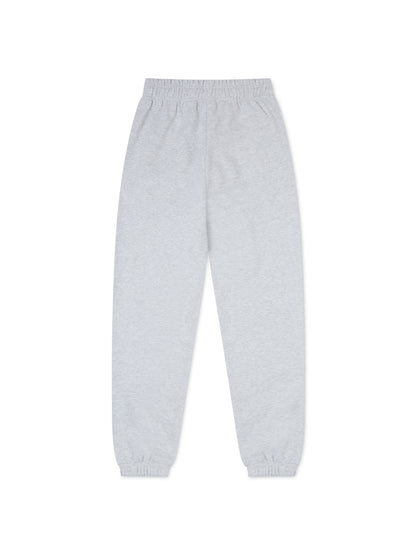 ‘L.A- SPACE’ RELAXED FIT JOGGERS IN LIGHT GREY MARL