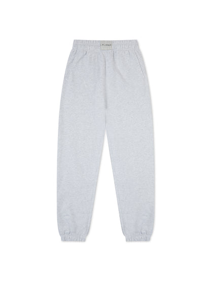 ‘L.A- SPACE’ RELAXED FIT JOGGERS IN LIGHT GREY MARL