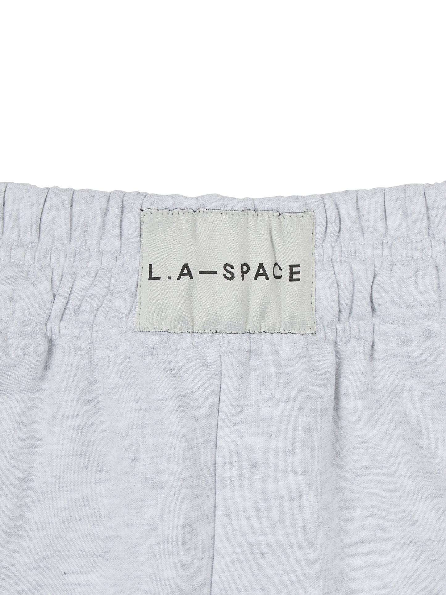 ‘L.A- SPACE’ RELAXED FIT JOGGERS IN LIGHT GREY MARL