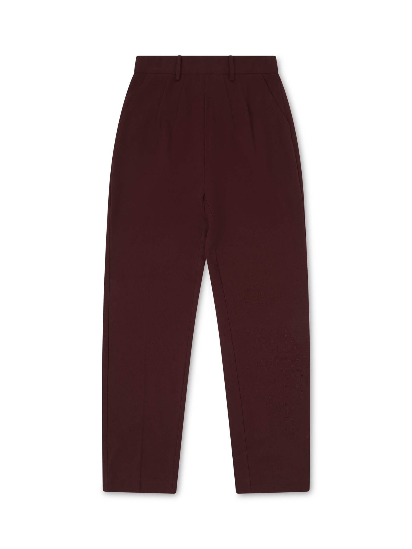 *COMING SOON* - 'ASTON' TAILORED CIGARETTE TROUSERS BURGUNDY