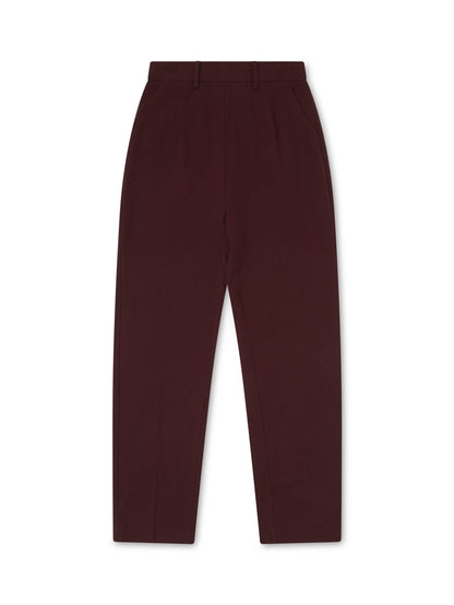 *COMING SOON* - 'ASTON' TAILORED CIGARETTE TROUSERS BURGUNDY