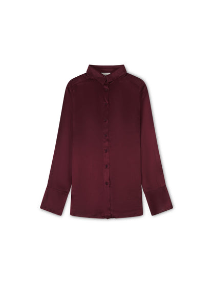 *COMING SOON* -  ‘LADY’ PERFECT FIT FLUID BLOUSE BURGUNDY