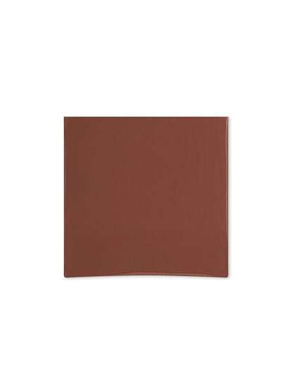 CHIFFON MIDAXI SKIRT AND SCARF BROWN