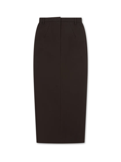 HOURGLASS MAXI SKIRT BROWN