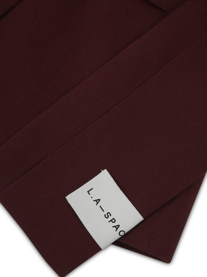 *COMING SOON* - 'ASTON' STRUCTURED HOURGLASS CINCHED WAIST BLAZER BURGUNDY