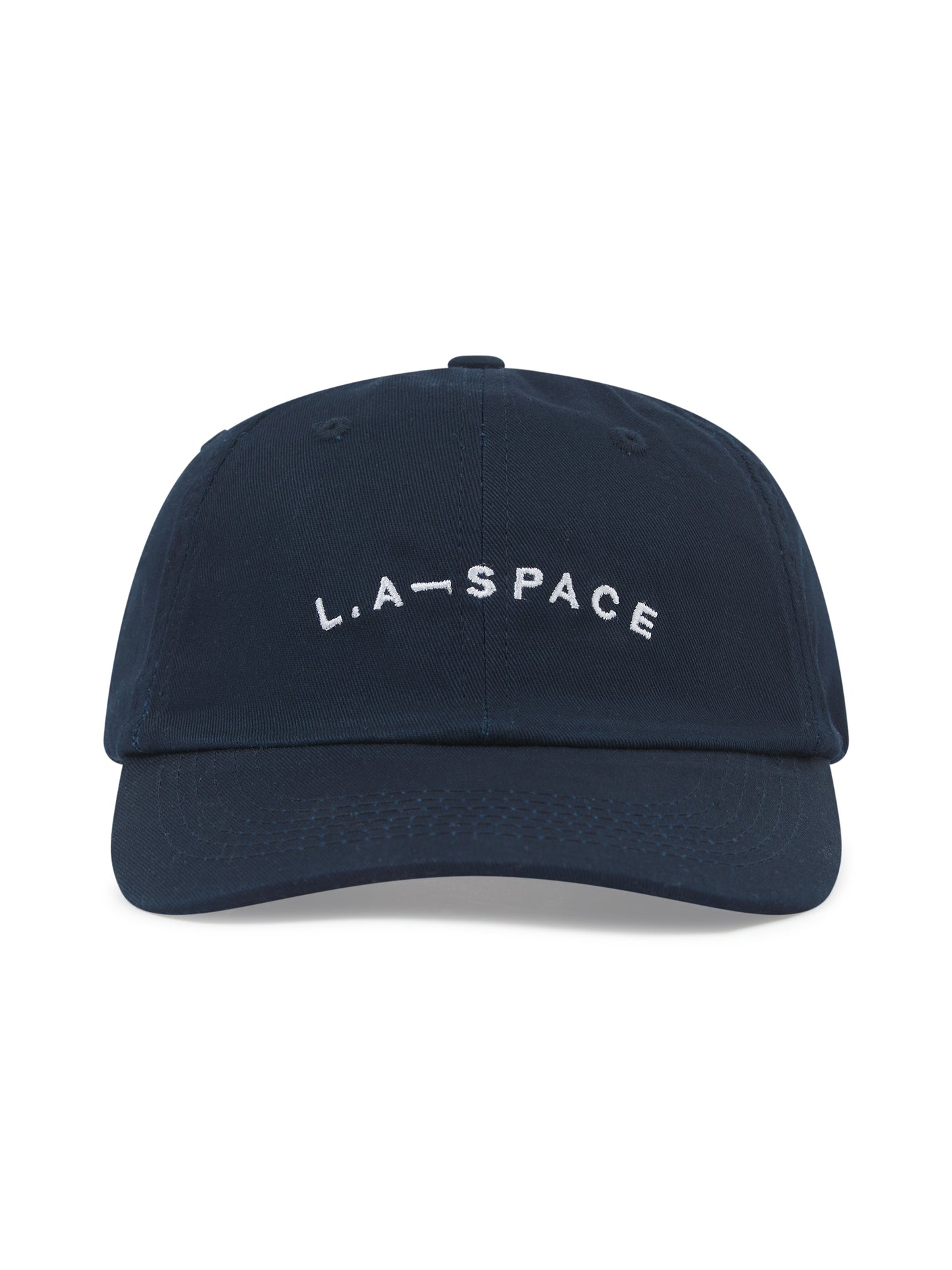 ‘L.A-SPACE’ EMBROIDERED CAP IN NAVY