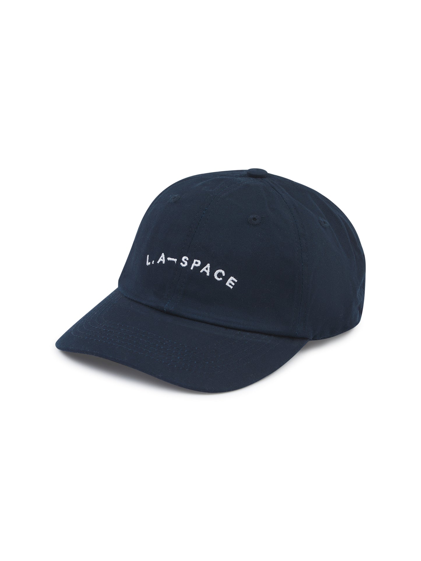 ‘L.A-SPACE’ EMBROIDERED CAP IN NAVY