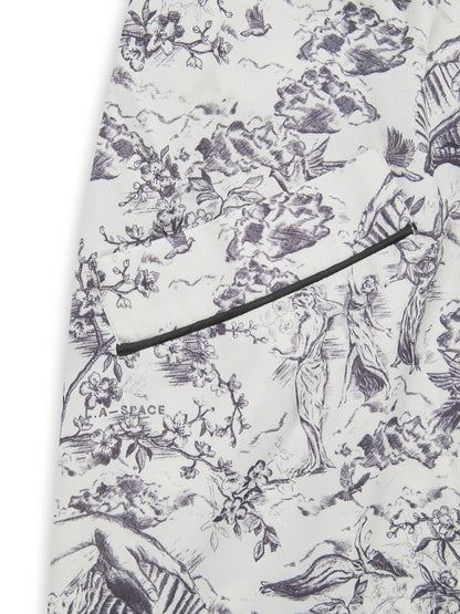 L.A-SPACE' SIGNATURE ROBE WHITE MULTI
