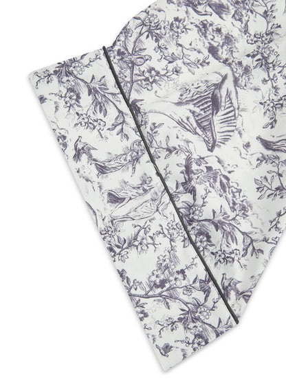 L.A-SPACE' SIGNATURE ROBE WHITE MULTI