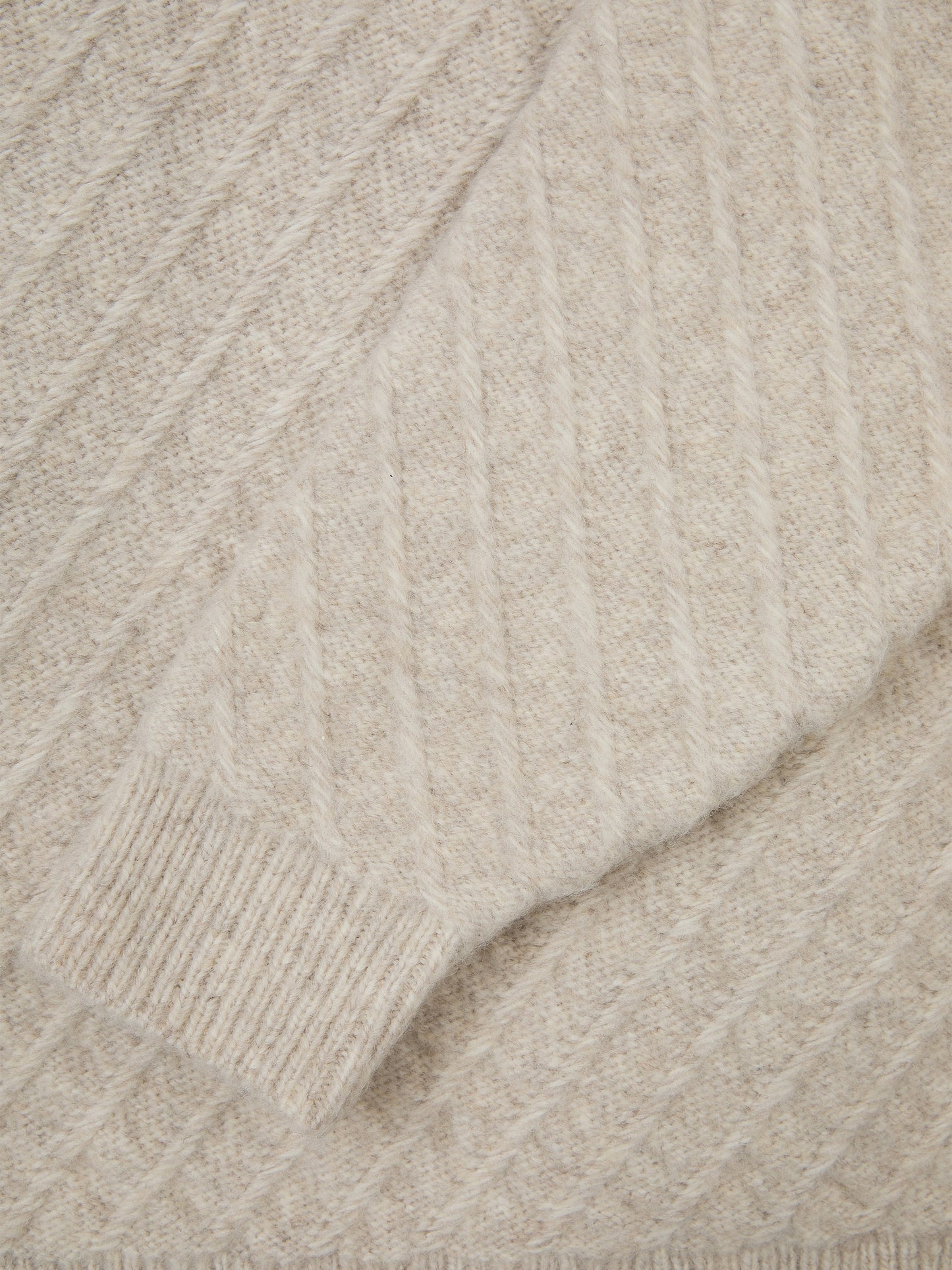 'CAMILLE' KNITTED CARDIGAN WITH SCARF DETAIL BEIGE